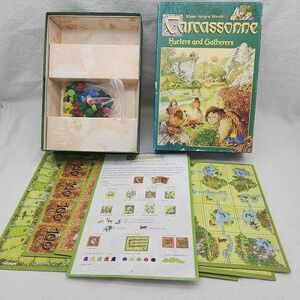 Game Carcassonne Hunters and Gatherers Board Original 2002 Edition Gluck NEW